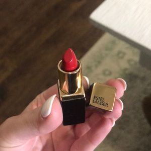 New! Estée Lauder mini red lipstick-envious